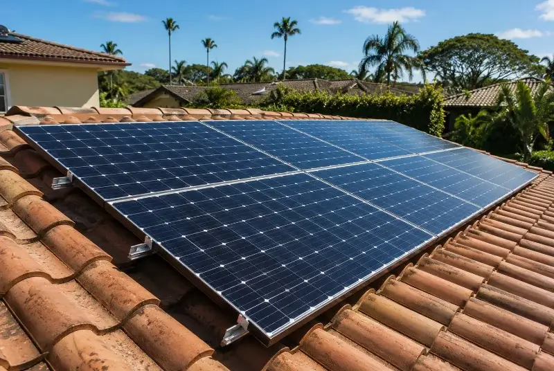 Installation de panneaux solaires à Bévenais